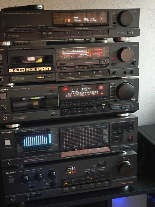 Technics  z kolumnami wieża super stan