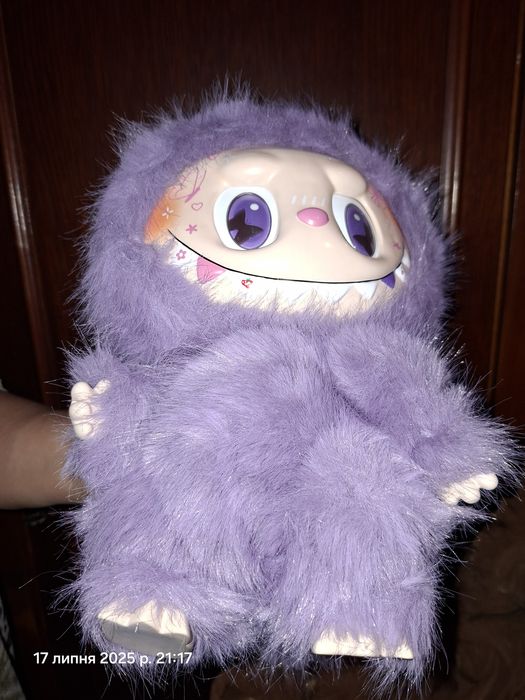 Labubu лабубу мякий Лабубище фіолетовий з хвостом зімомо zimomo тік то