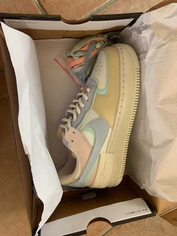 Nike Air Force 1 Low Shadow White Glacie Blue Ghost R. 42