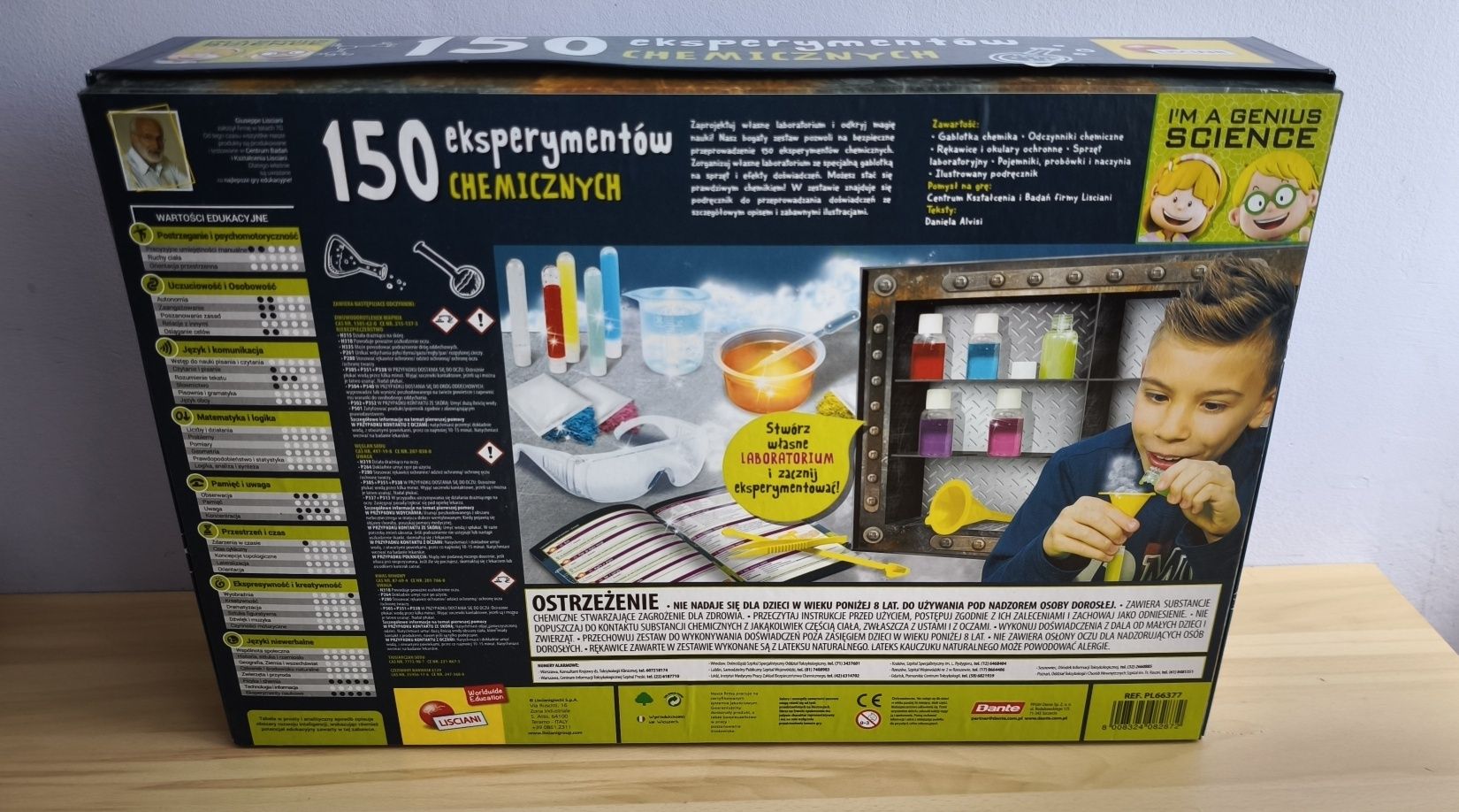 150 Eksperymentow chemicznych idealne na prezent