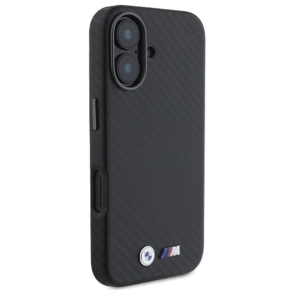 BMW BMHCP16S23PUFWC iPhone 16/6.1" czarny/black hardcase Carbon Wrappe