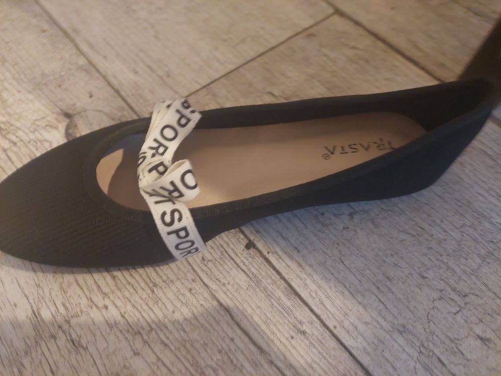 Baleriny 39 Nowe czarne