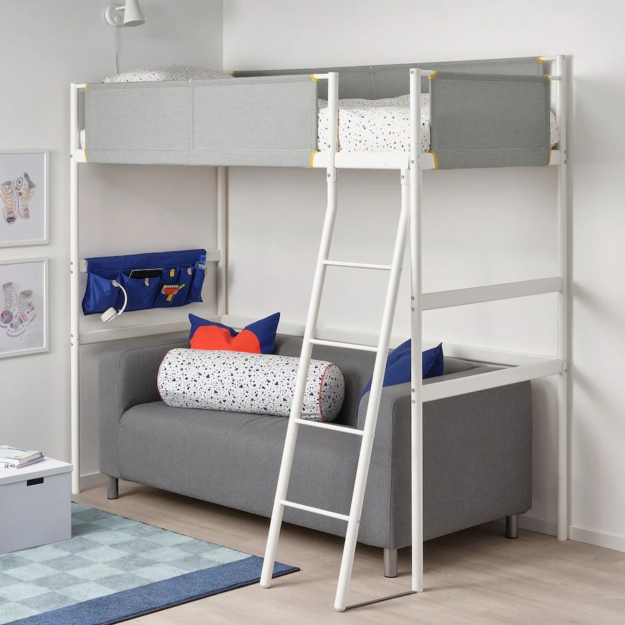 Łóżko piętrowe vitval ikea łóżko młodzieżowe