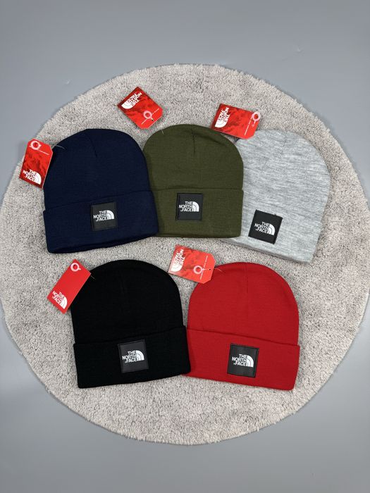 Шапки The North Face ТНФ акрилові чоловічі жіночі