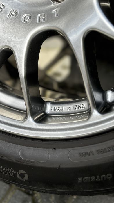 Felgi BBS CH 17’ 5x112 + opony Michelin