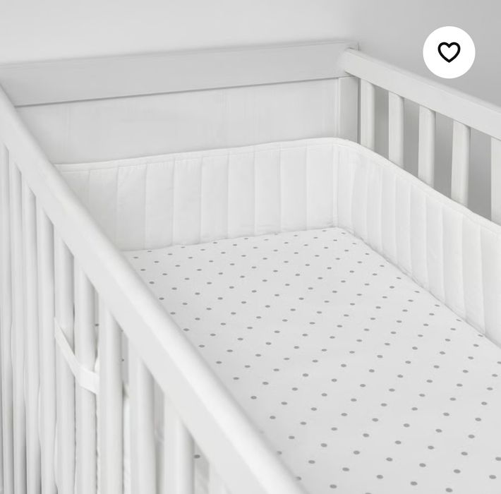 Berço Ikea Sniglar com colchão molhas ensacadas e protector de berço