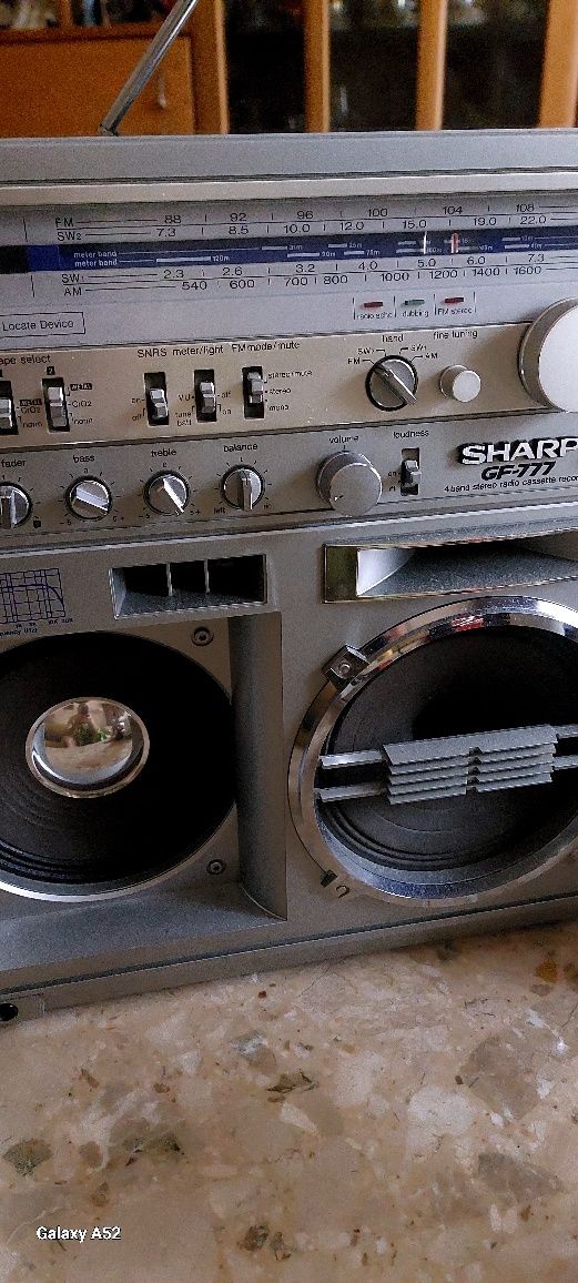 SHARP GF 777 4 band stereo cassette recorder