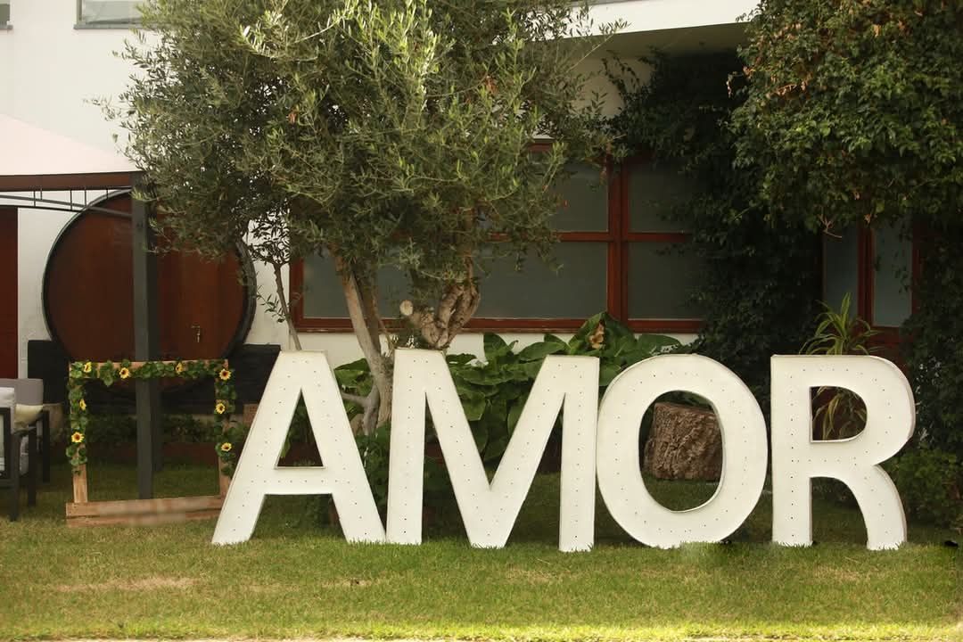 Aluguer Letras iluminadas XXL