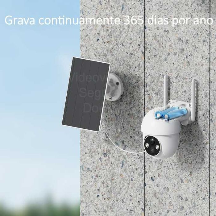 Câmara de vigilância 3MP/sem fios/visão noturna COR/DETECÇÃO MOVIMENTO