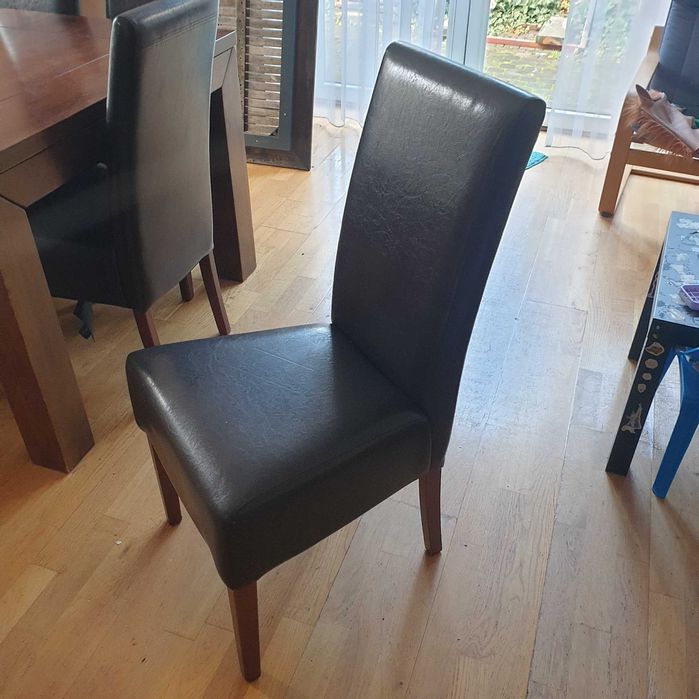 Stół jadalny rozsuwany z krzesłami 8 szt.