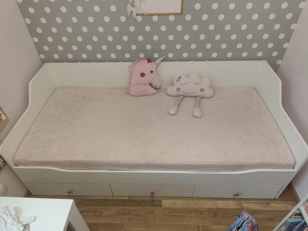 Łóżko 90x200 Agata meble białe