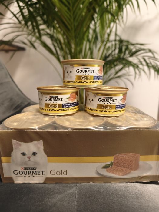 Karma dla kota Purina Gourmet mus z kurczakiem 85 g