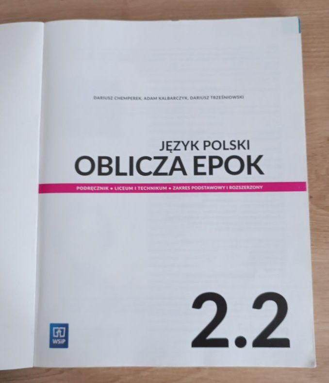 Oblicza epok 2.2 | Podręcznik | Zakres podstawowy i rozszerzony