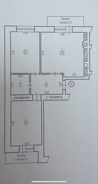 Продається квартира 2-кім. Греків Ліс