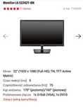 Monitor LG E2242T-BN