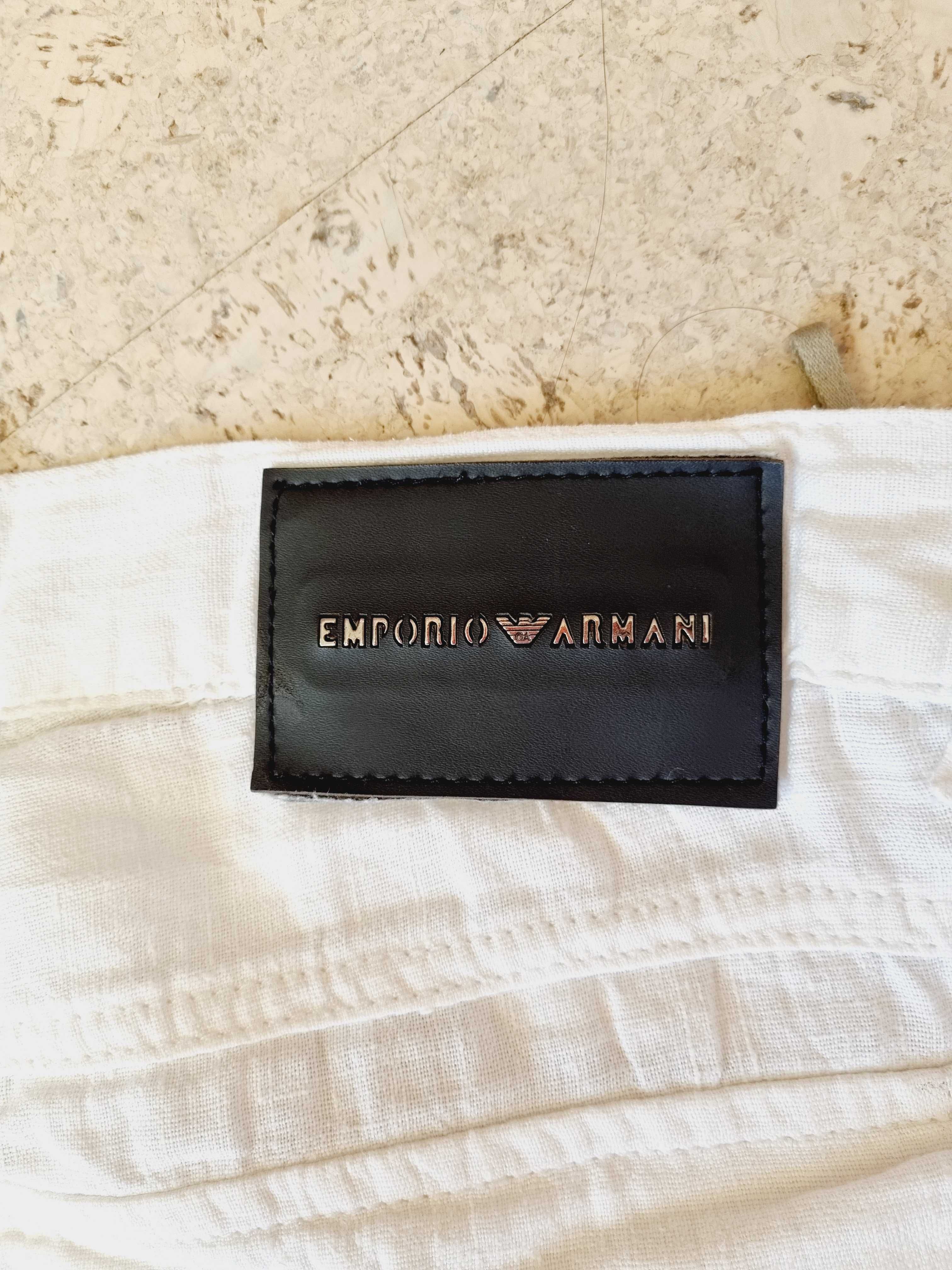 Широкие штаны Emporio Armani р.M, 36 состояние новых, лен