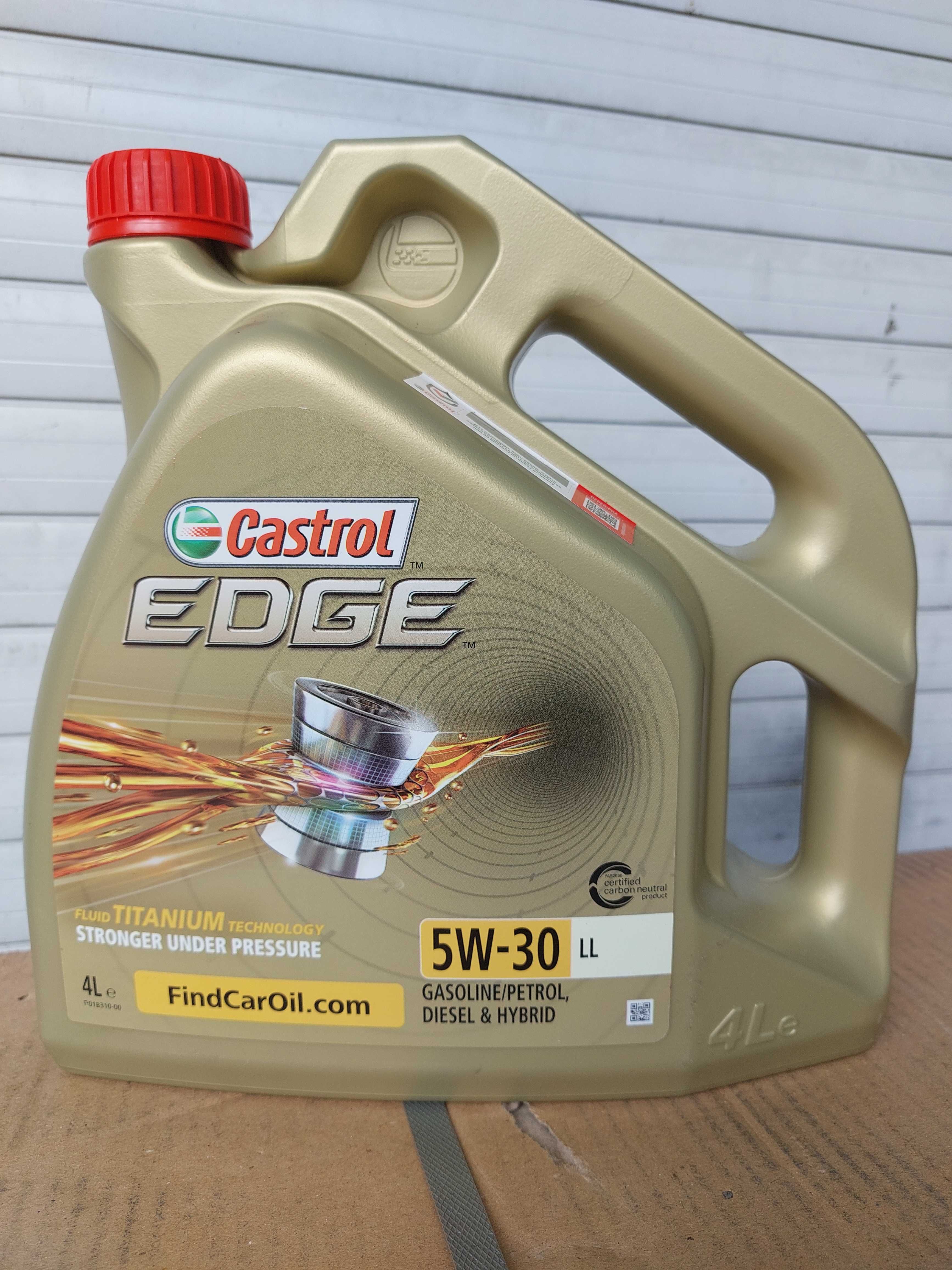 Castrol EDGE 5W30 LL Titanium FST  (4л/5л) Масло моторное. Германия!