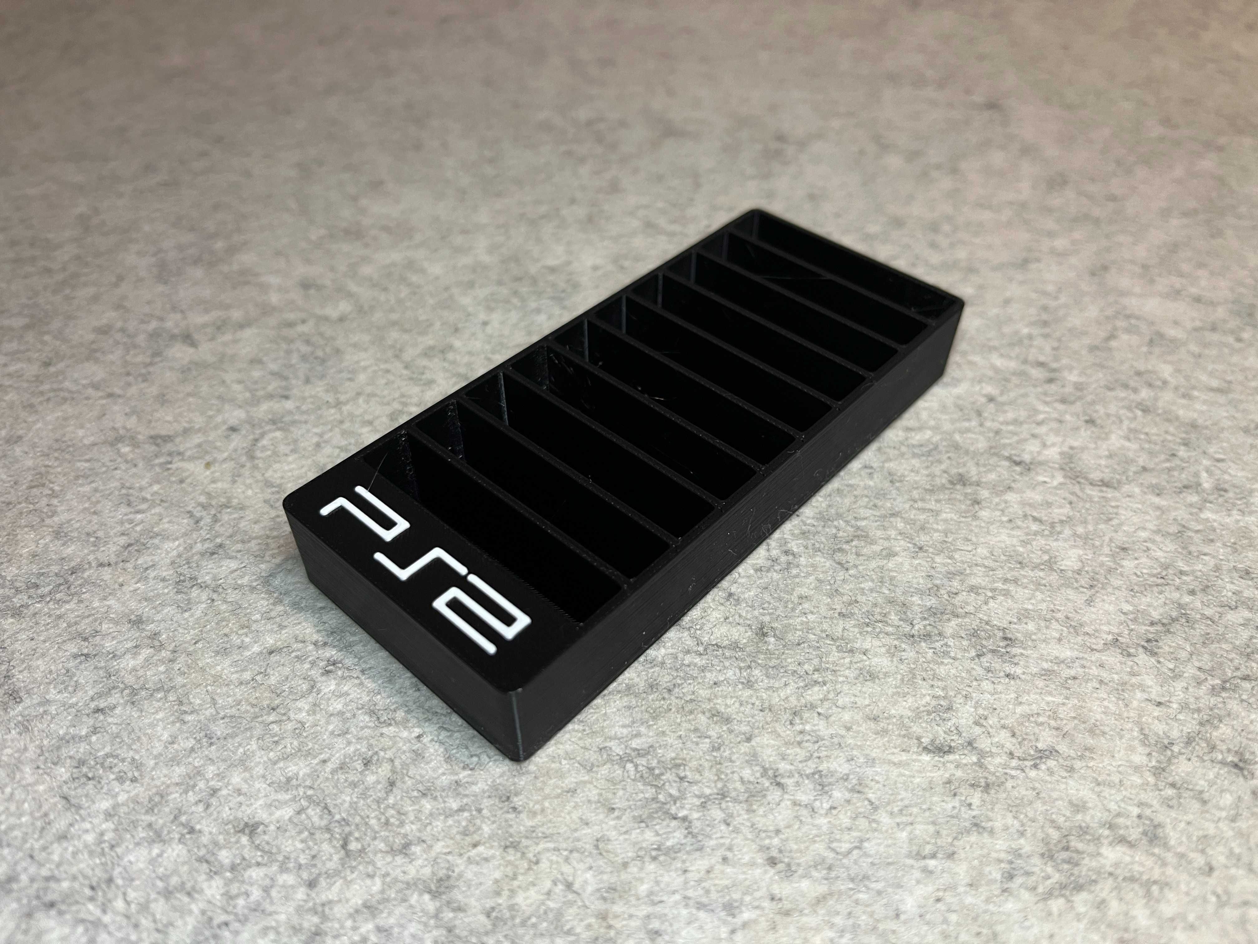 Stojak podstawka na 10 kart pamieci PlayStation 2 (PS2 Memory Card)