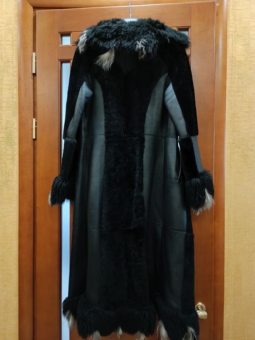 Дублёнка, овчина, мутон, размер 44-46 украинский