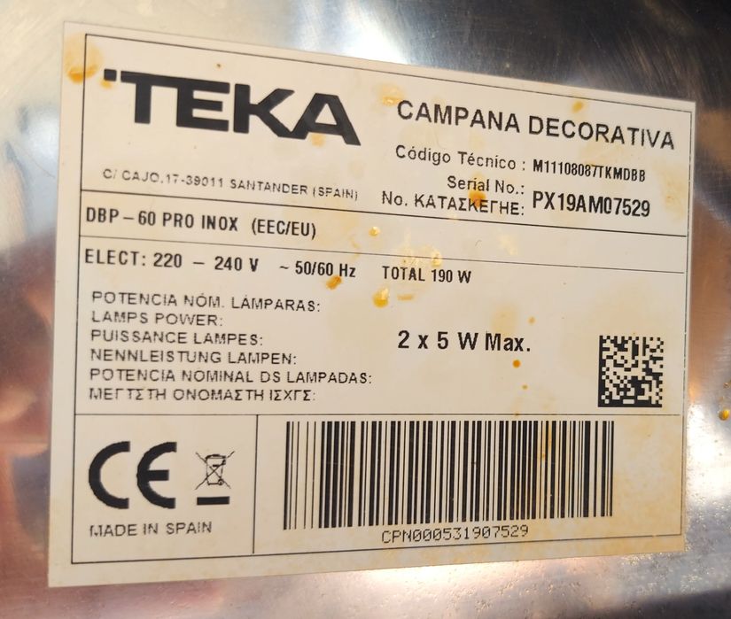 Exaustor Teka Exterior