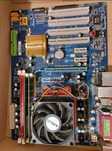 GIGABYTE GA-M52L-S3P + 4GB RAM + Procesor AMD phenom z chłodzeniem
