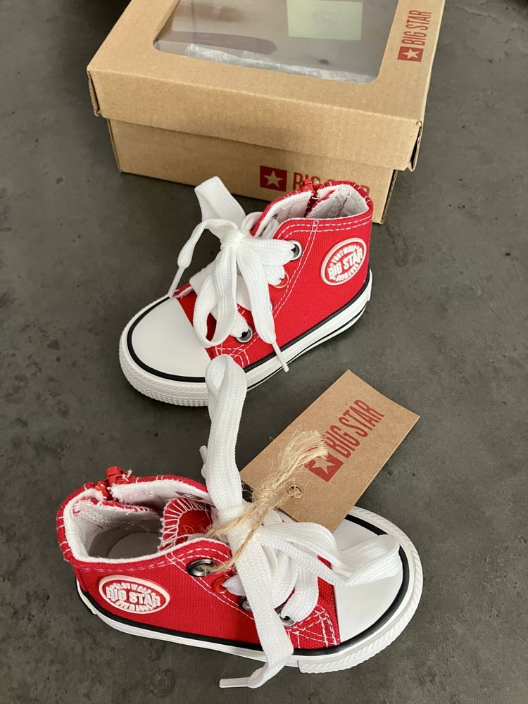 Trampki big star 18 nowe czerwone