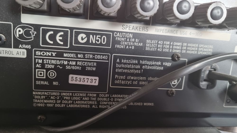 Amplituner sony str-db840