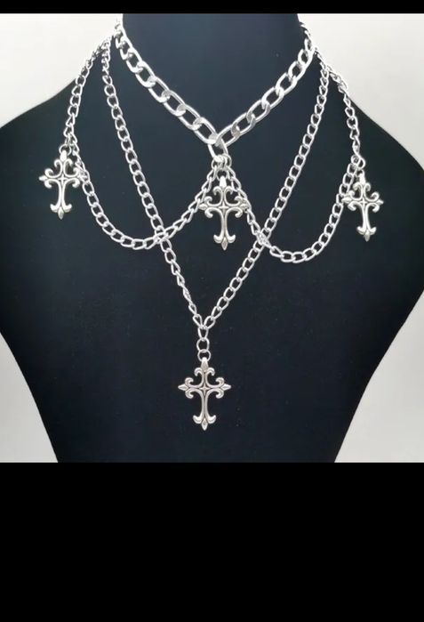 Łańcuch gotycki na szyję