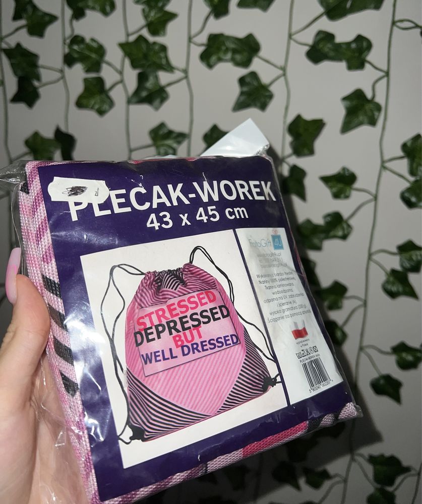 plecak worek nowy