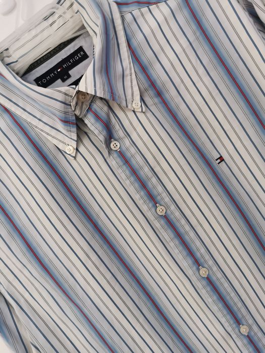 Tommy Hilfiger koszula męska logowana bawełniana M/L