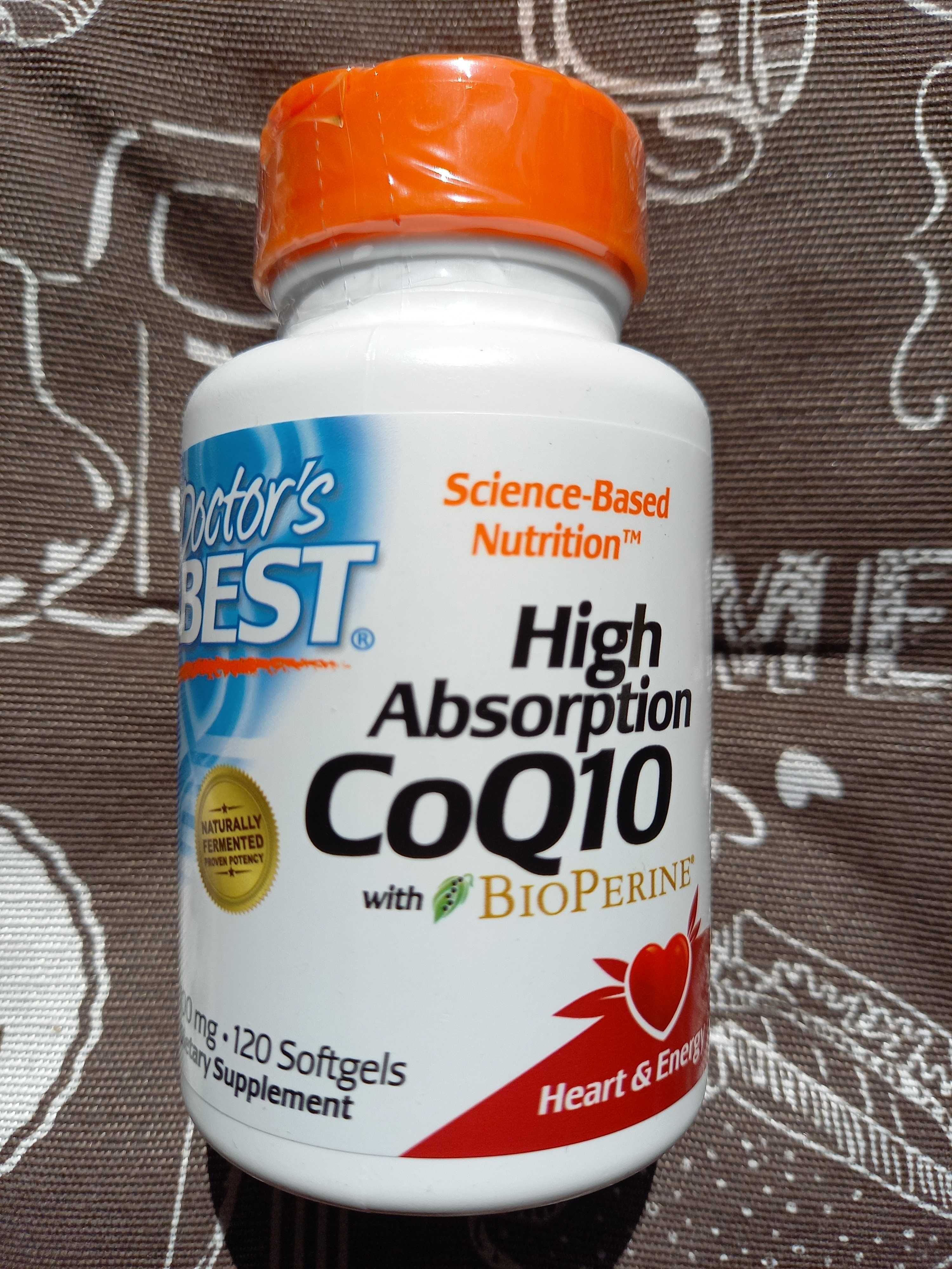 Коэнзим Q10 100 мг с высокой степенью усвоения коензим убихинон CoQ10