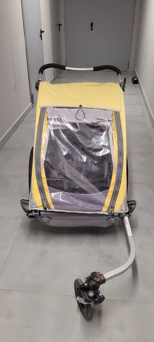 Przyczepka rowerowa Burley Bee Double, 2 osobowa,