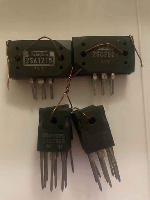 Тразисторы для усилителей2sc2921 , 2 sa 1215