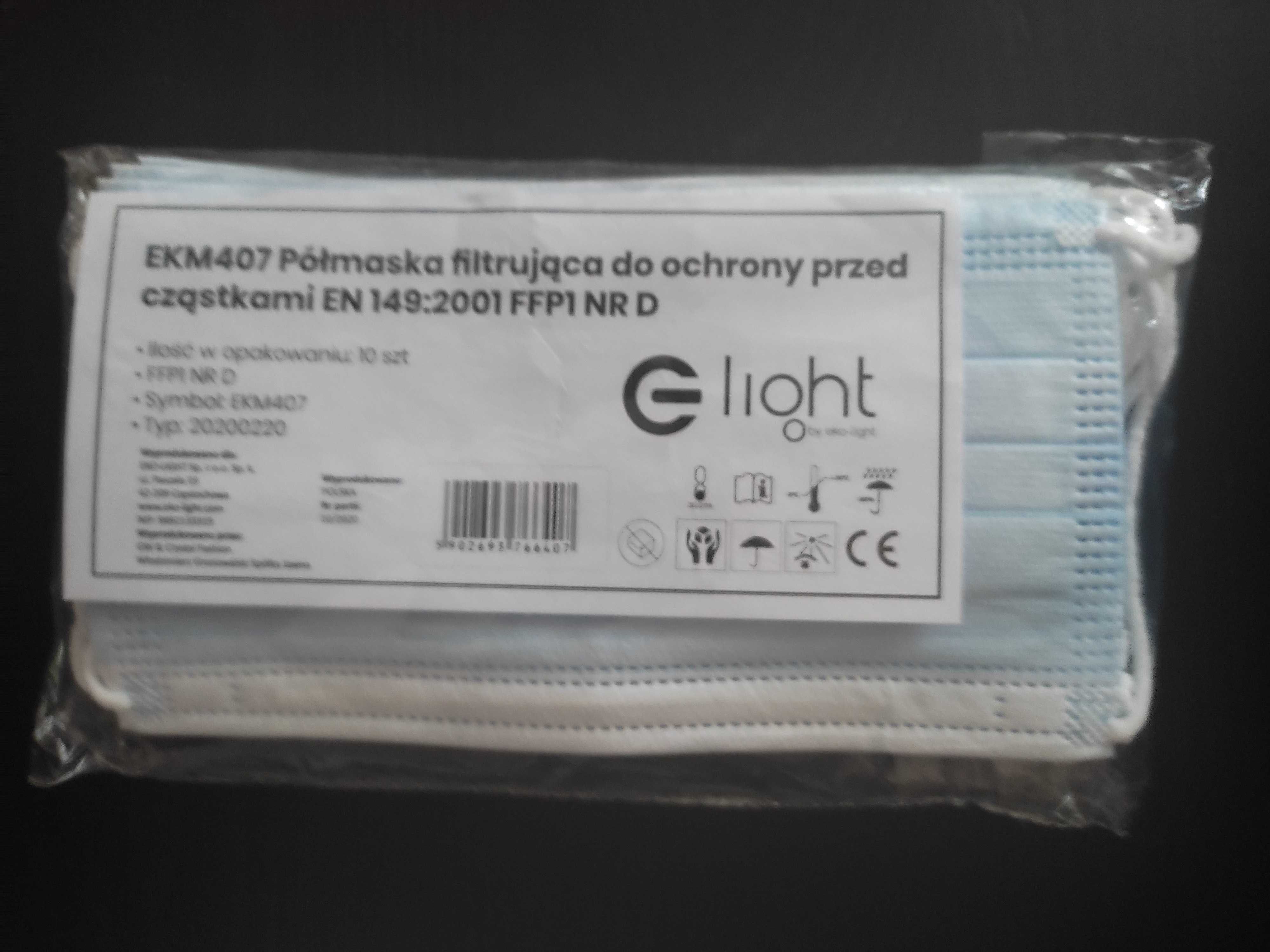 Maseczki ochronne- zestaw 10szt