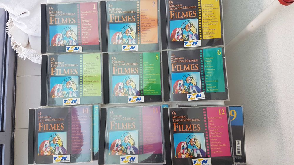 12 CD's - Os Melhores Temas dos Melhores Filmes