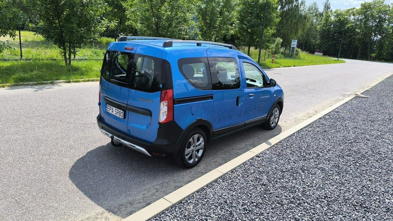 Dacia Dokker Stepway 1.2 TCe 115KM 2015r 154000 km Fra 23% HAK Klima