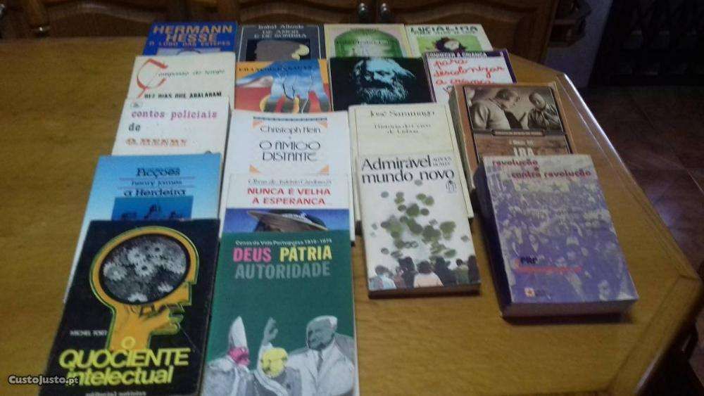 Livros diversos de escritores conceituados-lote de 18 livros