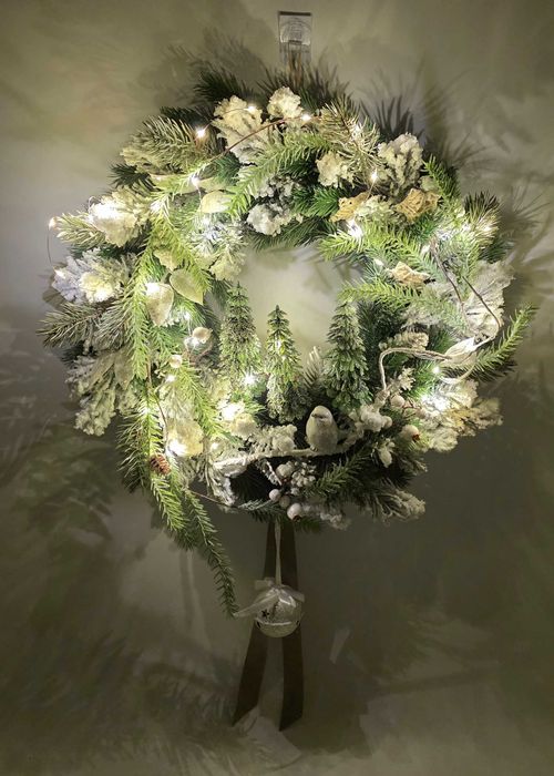 Wianek świąteczny na drzwi, Boże Narodzenie