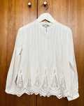 Túnica branca 7-8 Massimo Dutti