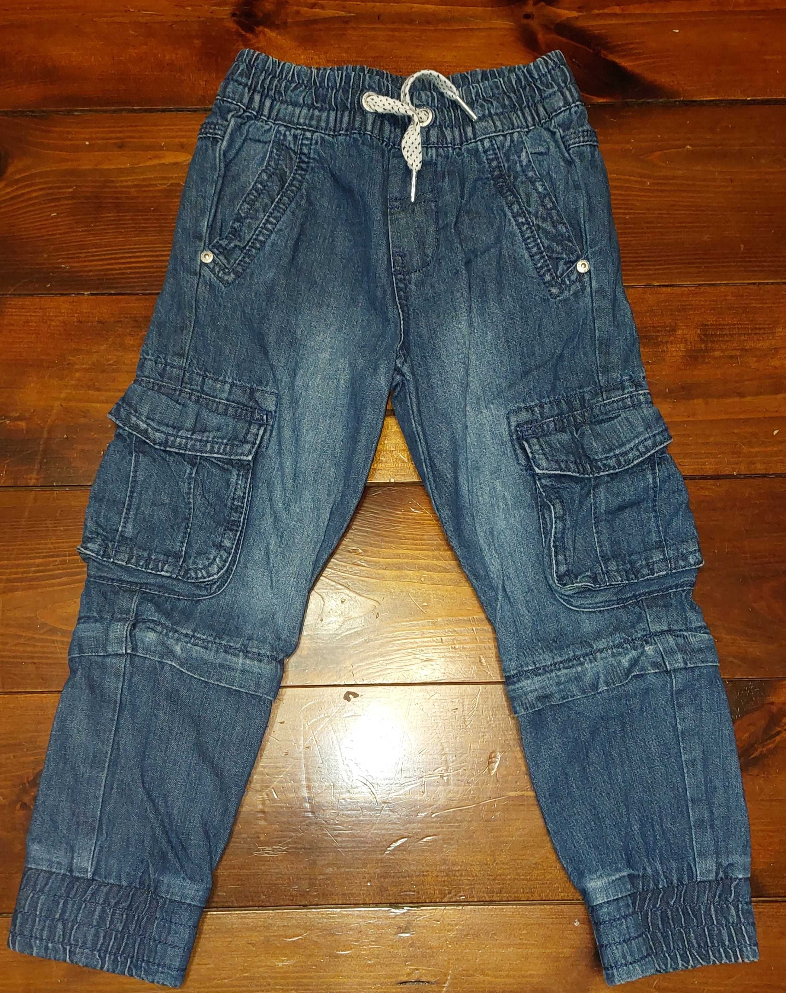 Cool Club, Spodnie jeansowe chłopięce, odpinane nogawki, rozmiar 110