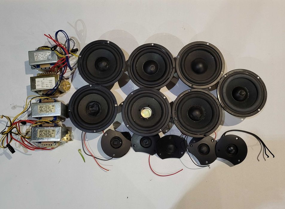 Запчасти к колонкам Sven BF-11 и BF-21 — динамики, платы, корпуса и др