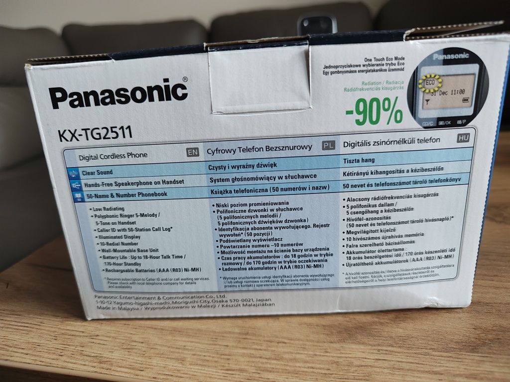 Telefon Panasonic KX-TG2511