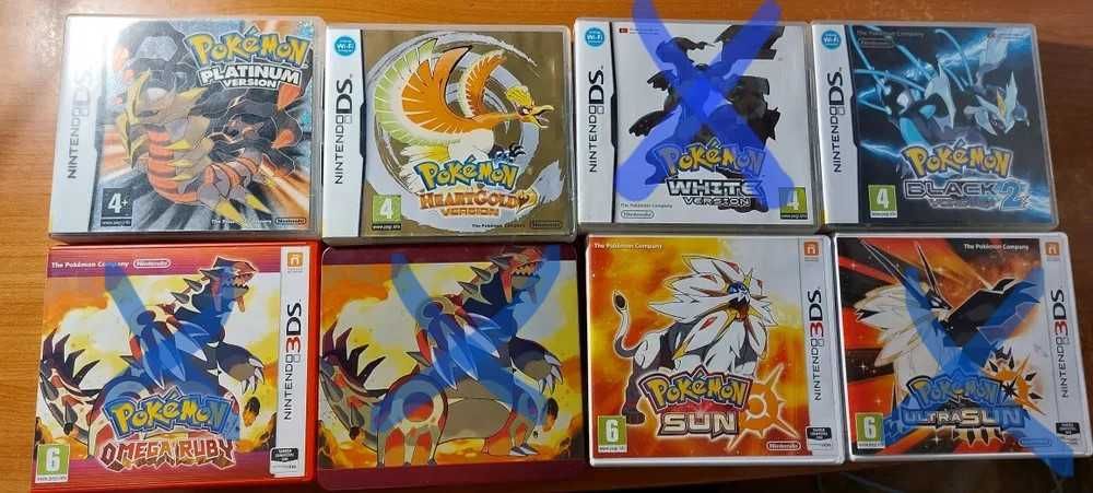 Jogos Pokemon para nintendo ds/3ds