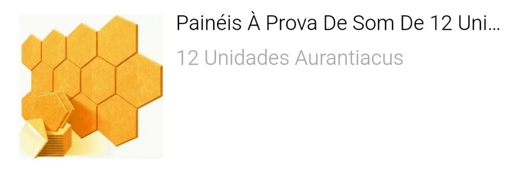 Painel Acústico em losango