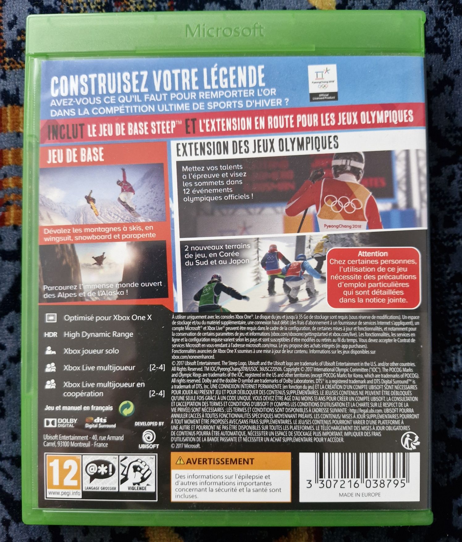 STEEP PeongChang 2018 - XBOX ONE