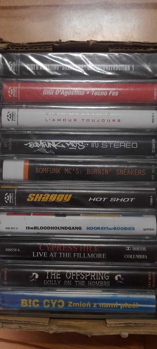 Kasety Polski Rap Peja Eminem Taco Molesta OSTR Pokemon Disco Polo