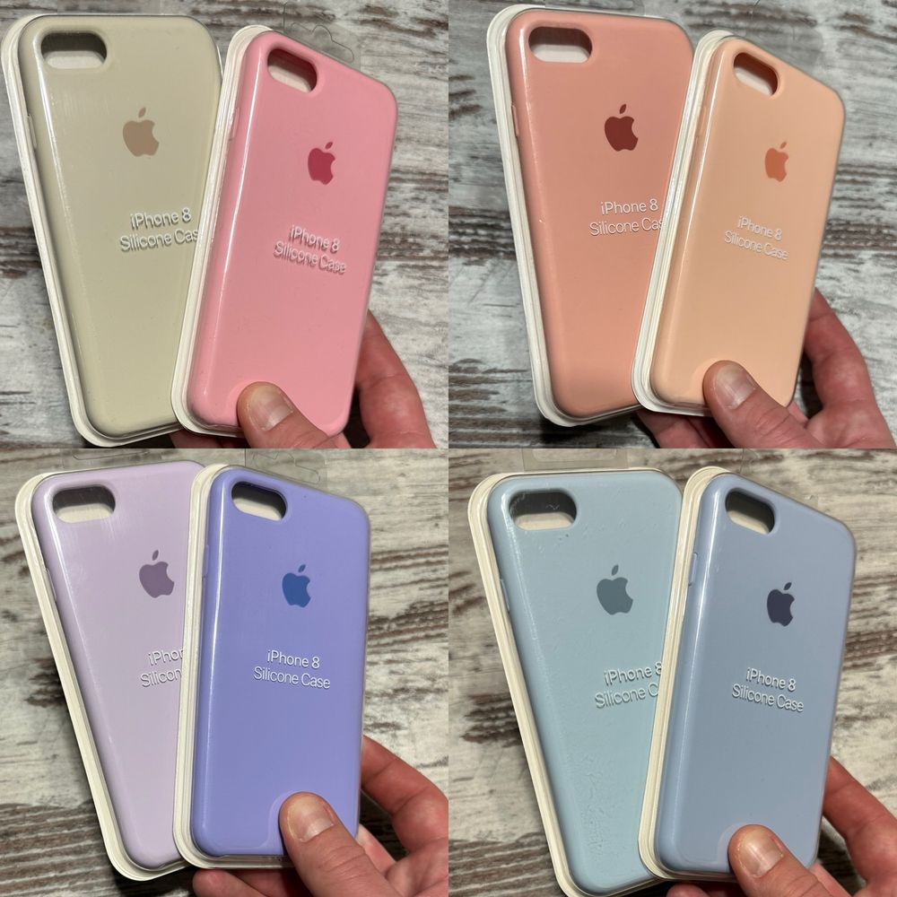 Чехол Айфон 8 silicon case iPhone 8 силиконовый чехол для айфон 70шт