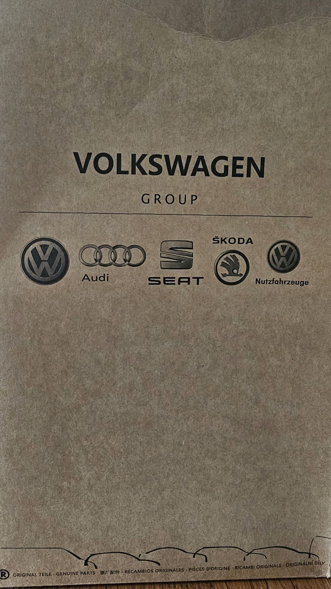 Filtr powietrza Volkswagen Oryginał