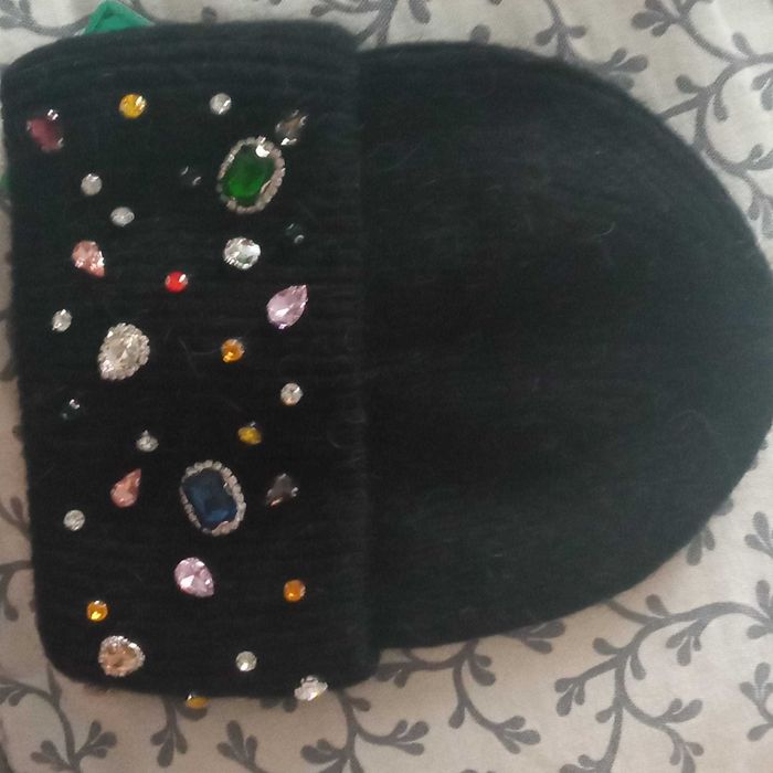 Czapka zimowa ciepła angora made in italy