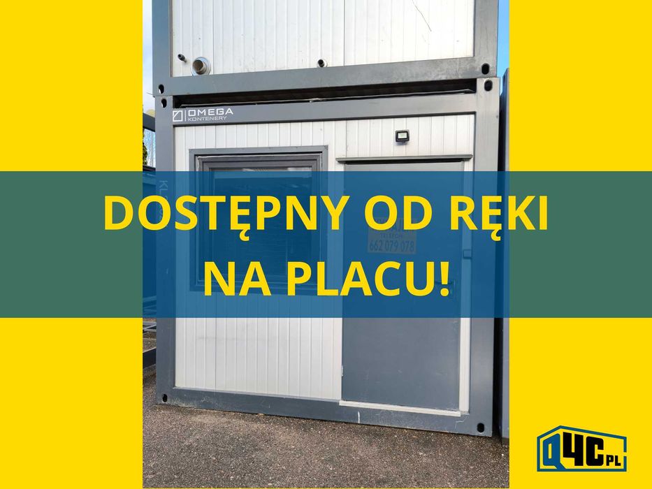 Do wynajęcia kontener mieszkalny z aneksem łazienką prysznicem wc